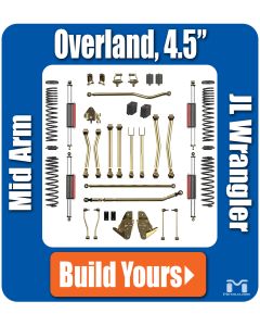 Jeep JL Wrangler 4.5" Rocklander® Overland Suspension & Lift Kit, Build Yours