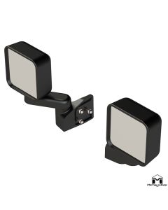 Jeep Wrangler & Gladiator Aluminum Tube Door Mirror Kit, Overland